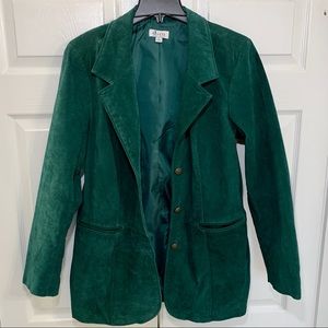 Denim & Co. Washable Suede Button Front Jacket